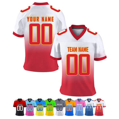 Custom Football Jerseys for Men, Personalized Sport Shirts Add Team Name Number Women/Youth