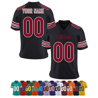 Custom Football Jerseys for Men, Personalized Sport Shirts Add Team Name Number Women/Youth