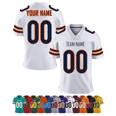 Custom Football Jerseys for Men, Personalized Sport Shirts Add Team Name Number Women/Youth