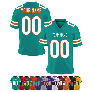 Custom Football Jerseys for Men, Personalized Sport Shirts Add Team Name Number Women/Youth