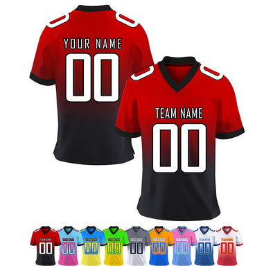 Custom Football Jerseys for Men, Personalized Sport Shirts Add Team Name Number Women/Youth