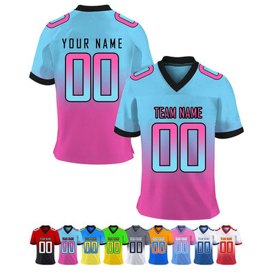 Custom Football Jerseys for Men, Personalized Sport Shirts Add Team Name Number Women/Youth