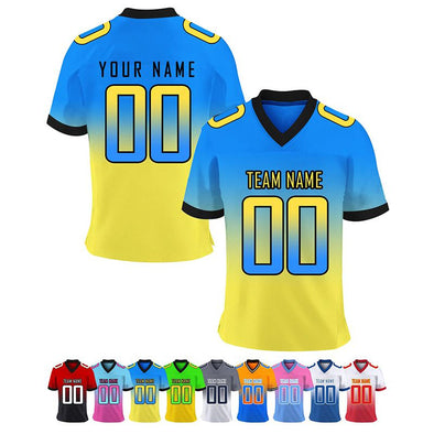 Custom Football Jerseys for Men, Personalized Sport Shirts Add Team Name Number Women/Youth