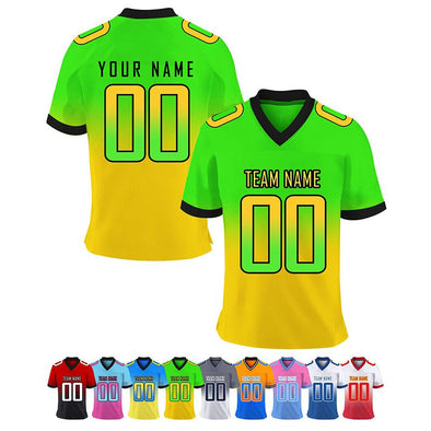 Custom Football Jerseys for Men, Personalized Sport Shirts Add Team Name Number Women/Youth