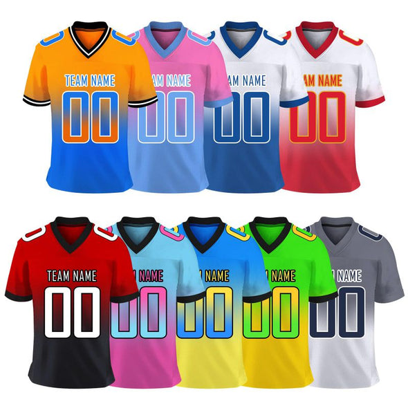 Custom Football Jerseys for Men, Personalized Sport Shirts Add Team Name Number Women/Youth