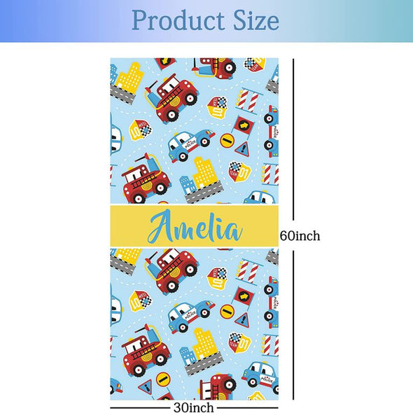 Personalized Beach Towels for Kids with Names, Microfiber Quick Dry Custom Beach Towels for Girls Boys