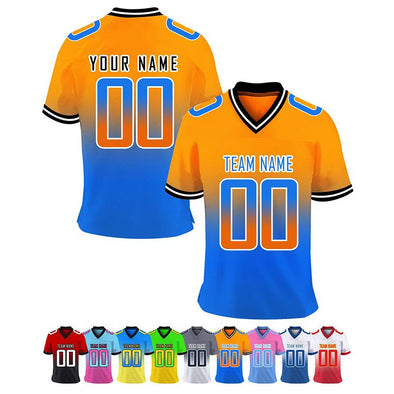 Custom Football Jerseys for Men, Personalized Sport Shirts Add Team Name Number Women/Youth