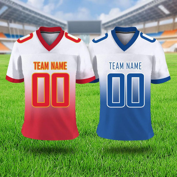 Custom Football Jerseys for Men, Personalized Sport Shirts Add Team Name Number Women/Youth