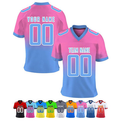 Custom Football Jerseys for Men, Personalized Sport Shirts Add Team Name Number Women/Youth