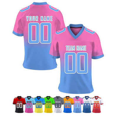 Custom Football Jerseys for Men, Personalized Sport Shirts Add Team Name Number Women/Youth