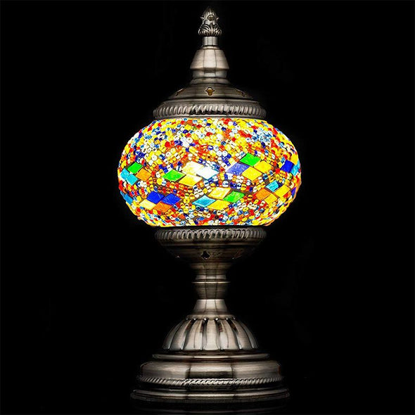 Mosaic Lamp-Handmade Turkish Mosaic Table Lamp for Room Decoration