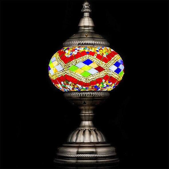 Mosaic Lamp-Handmade Turkish Mosaic Table Lamp for Room Decoration