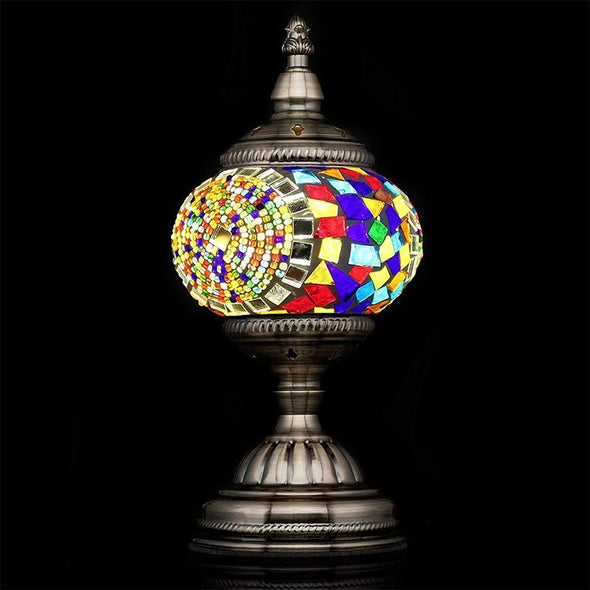 Mosaic Lamp-Handmade Turkish Mosaic Table Lamp for Room Decoration