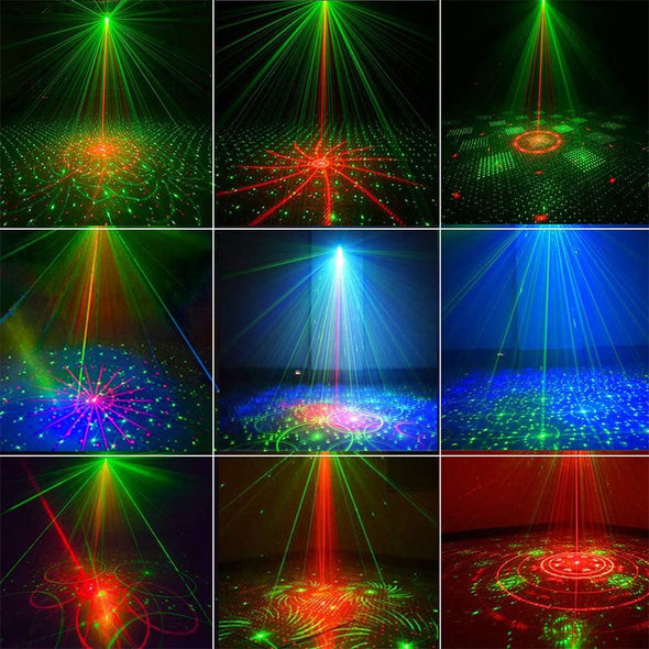 Home Stage Lights,Dj Disco Light,Mini USB Party Lights,Ceiling Projector Light Remote Control.
