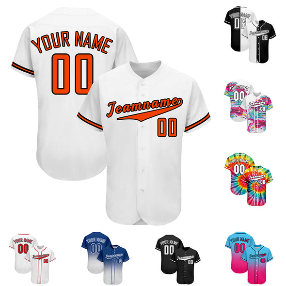 Custom Baseball Jersey, Personalized Tee Shirt Sports Uniforms Print Team Name Numbers for Men/Women/Kids