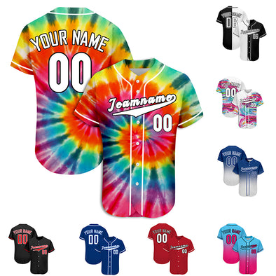 Custom Baseball Jersey, Personalized Tee Shirt Sports Uniforms Print Team Name Numbers for Men/Women/Kids