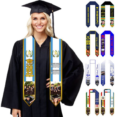 Custom Graduation Stoles, Personalized Graduation Sash 2023-72In