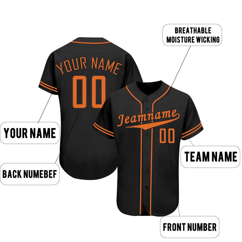 Custom Team Name Baseball Jersey Shirt Custom Sports Team 