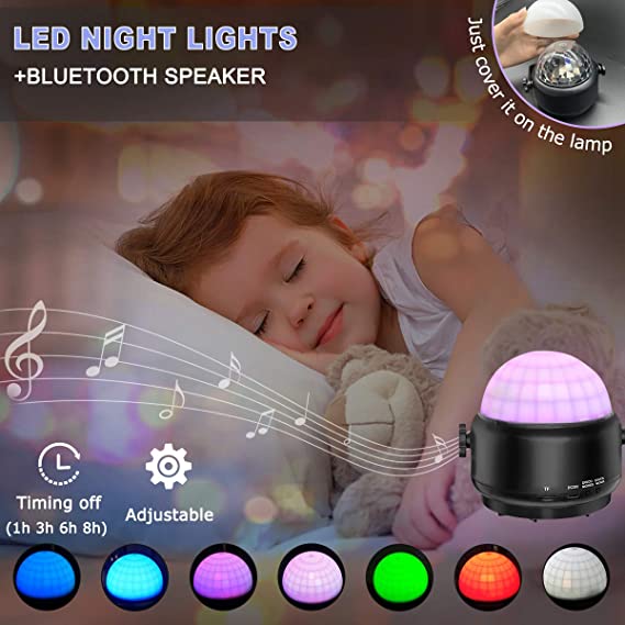 Home Disco Lights Bluetooth Speaker,USB Party Lights Sound Activated