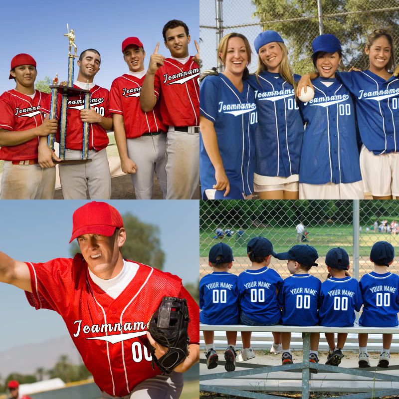 Custom Baseball Jersey, Personalized Tee Shirt Sports Uniforms Print Name  Numbers for Men/Women/Kids